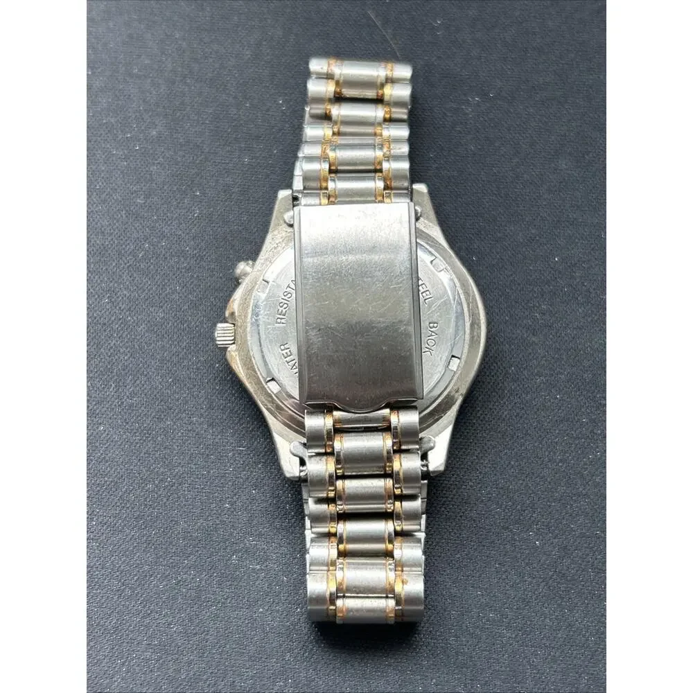 Del Mar Nautical Flag Men’s Light Up Watch